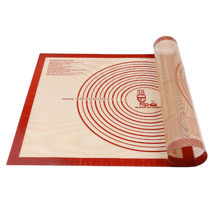 none slip silicone pastry mat